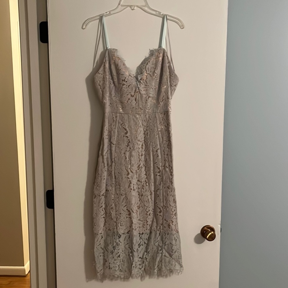 Baby blue Vici lace dress